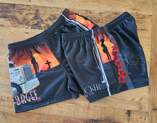 Lest We Forget - Footy Shorts