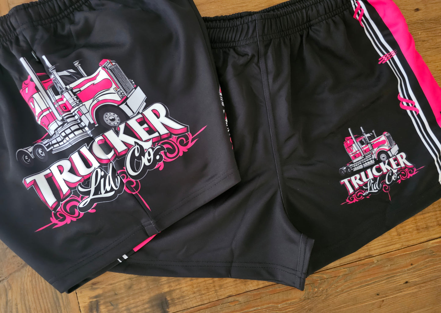 Ladies Pink Classic - Footy Shorts