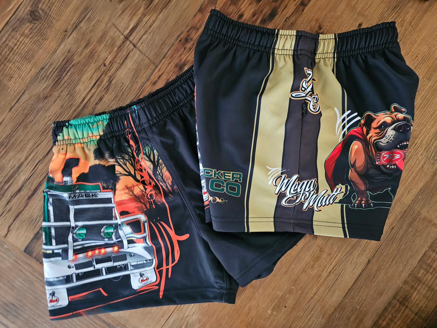 Mega Mutt- Kids Footy Shorts