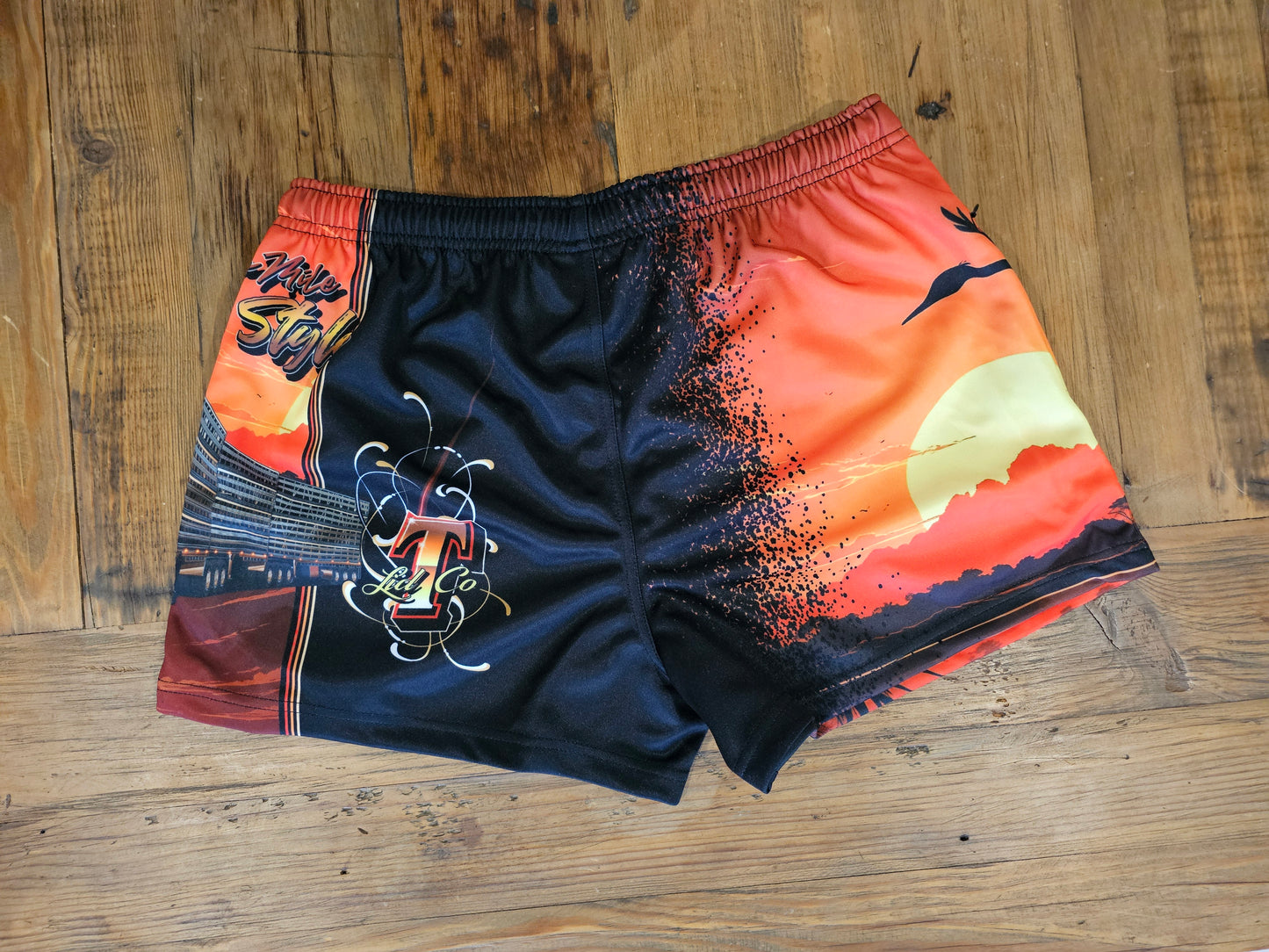 MAKING A MILE TERRITORY STYLE- FOOTY SHORTS
