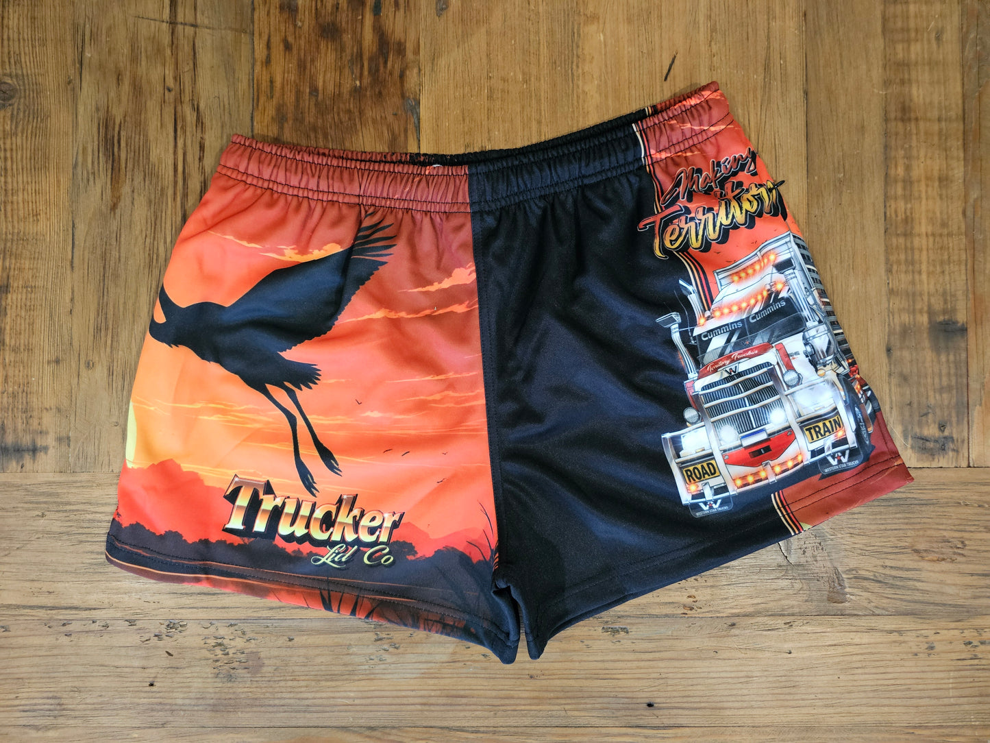 MAKING A MILE TERRITORY STYLE- FOOTY SHORTS