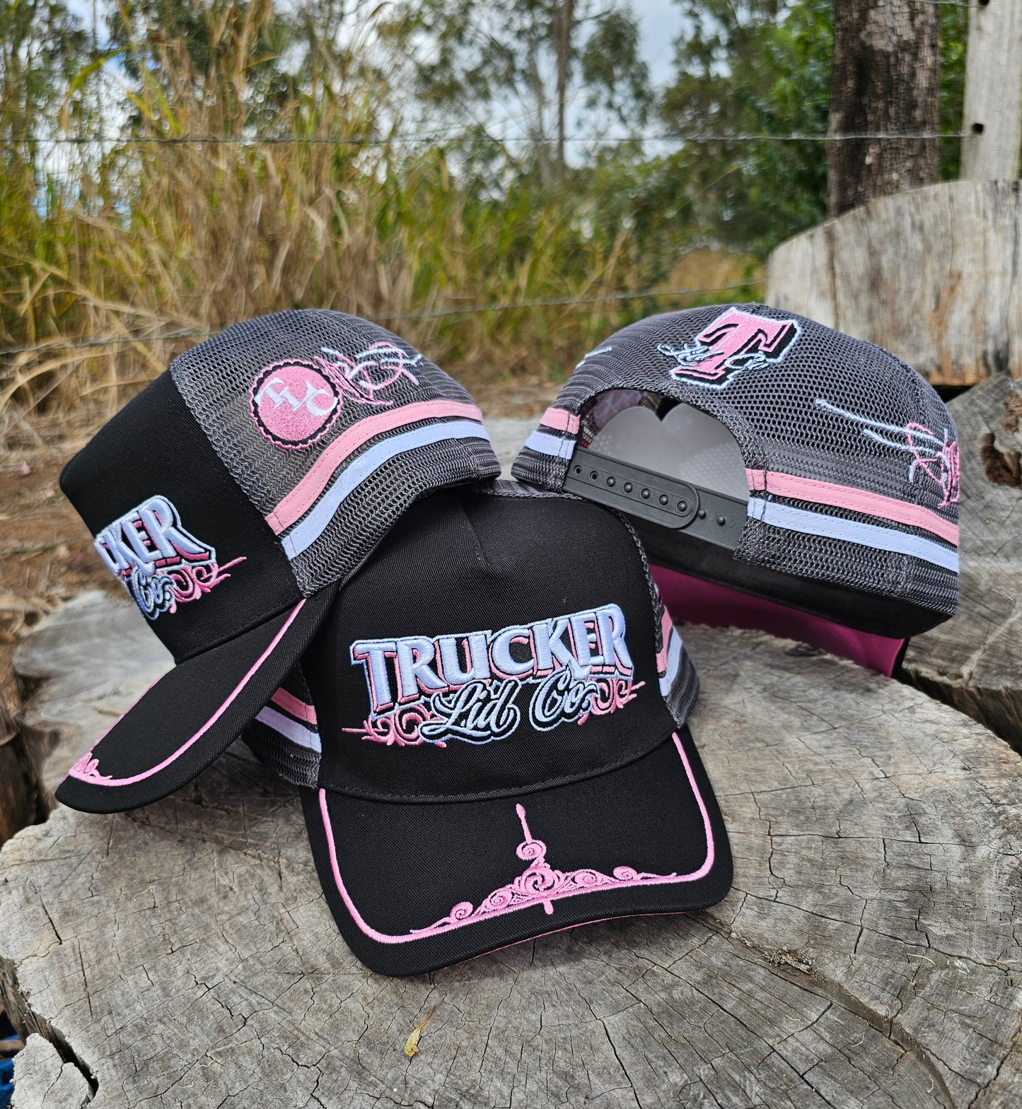Signature- Black/Pink