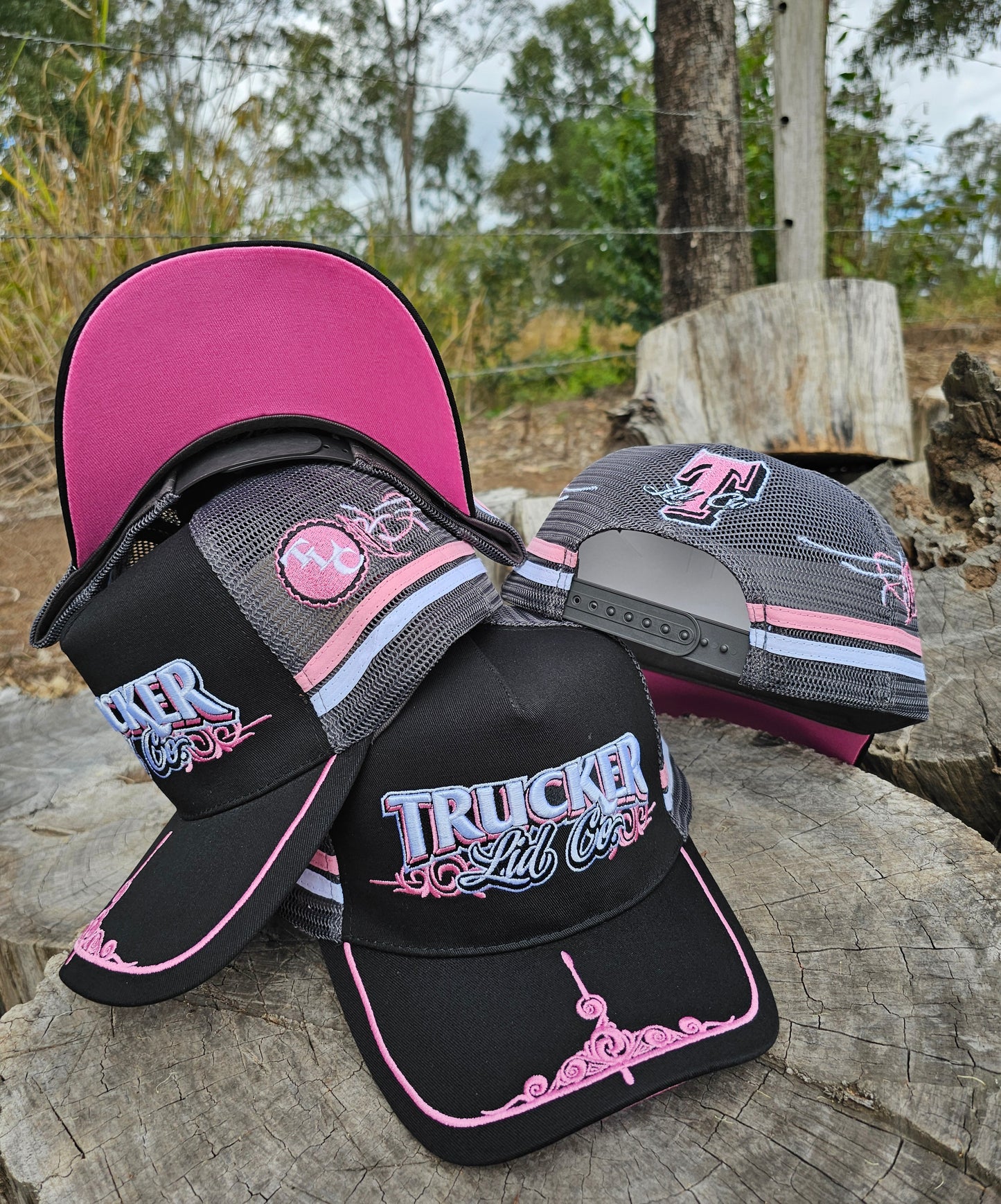 Signature- Black/Pink