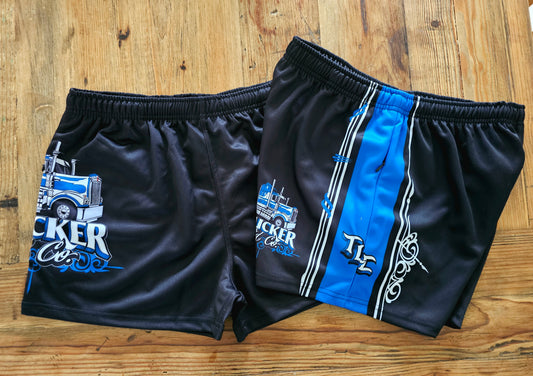 Classic Blue - Footy Shorts