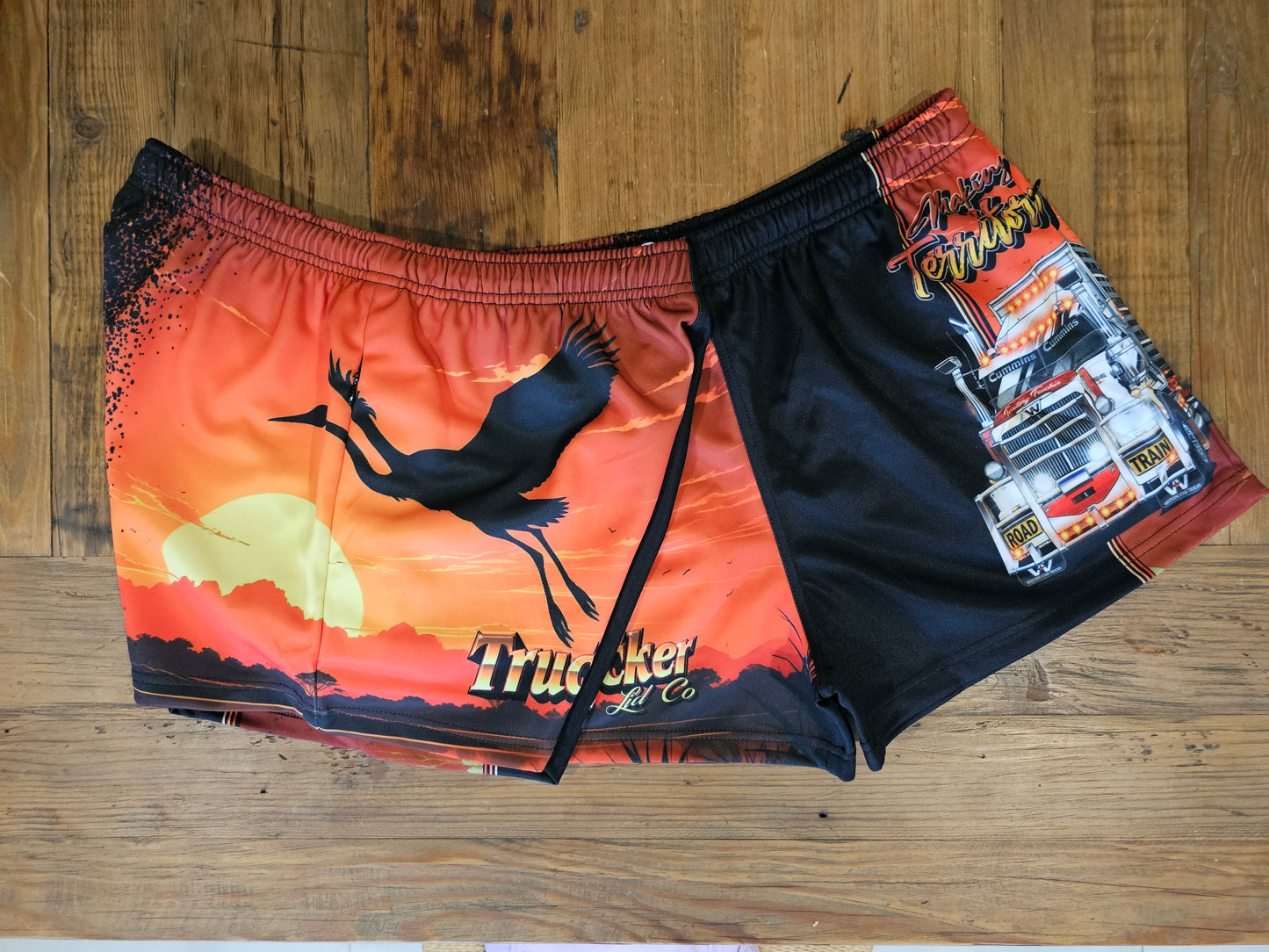 MAKING A MILE TERRITORY STYLE- FOOTY SHORTS
