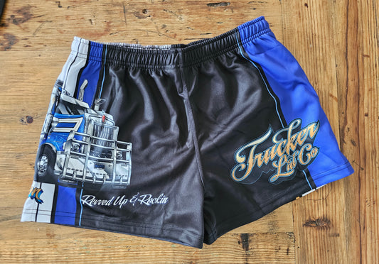 Revved Up & Rocking - Footy Shorts