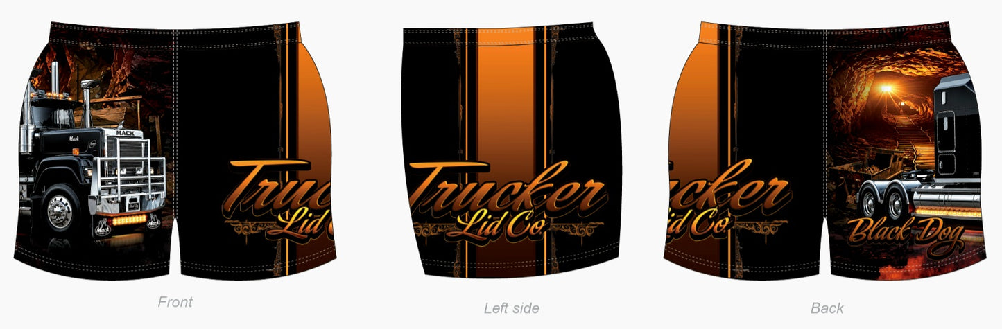 Black Dog - Footy Shorts