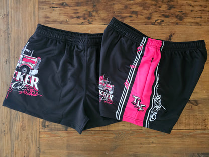 Ladies Pink Classic - Footy Shorts