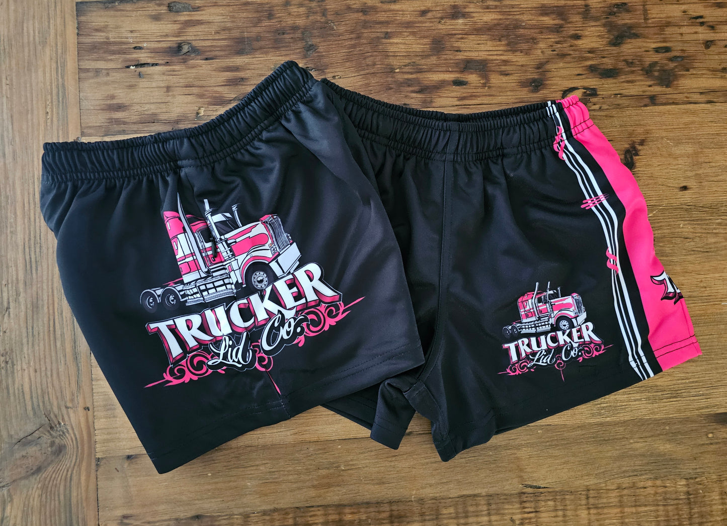 Pink Classic- Kids Footy Shorts