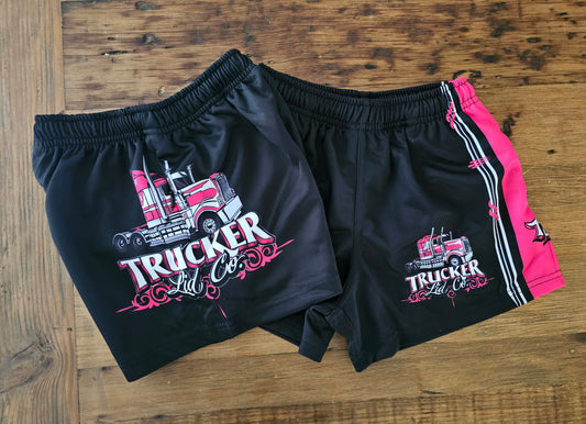Pink Classic- Kids Footy Shorts