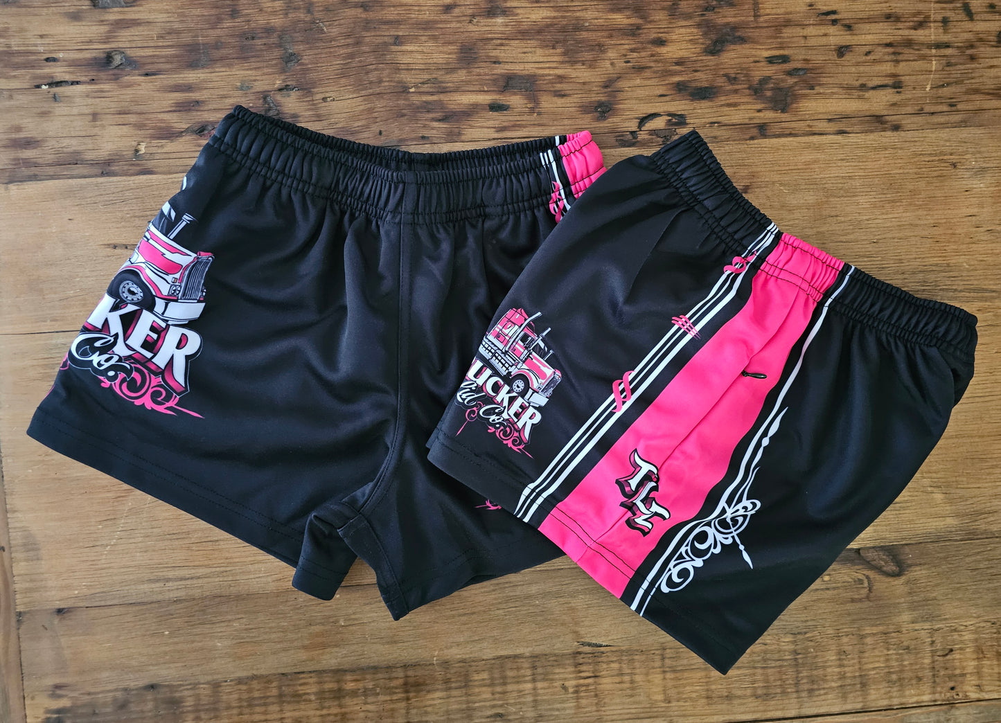 Pink Classic- Kids Footy Shorts