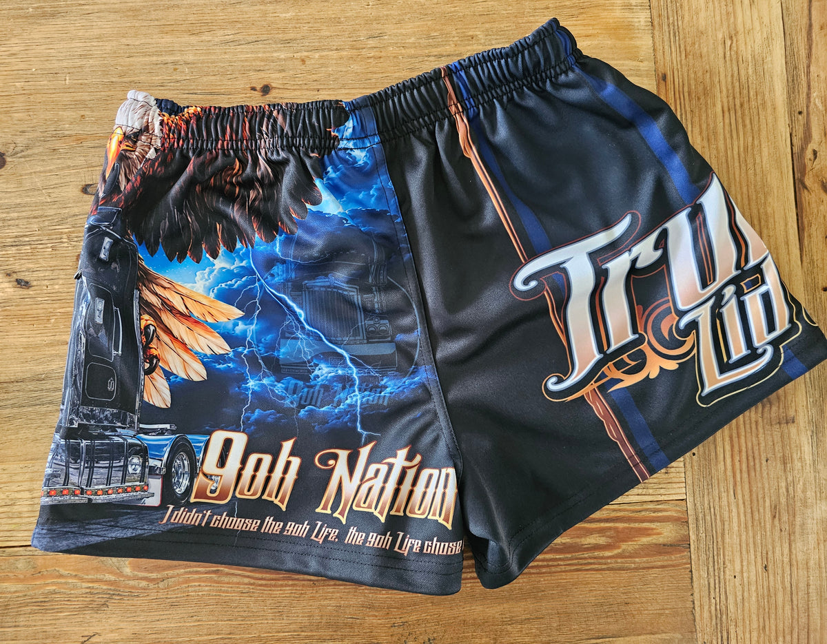 90H Nation - KIDS footy Shorts