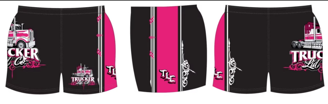 Pink Classic- Kids Footy Shorts