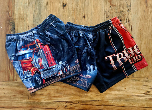 Kids Iron OutLaw - Footy Shorts