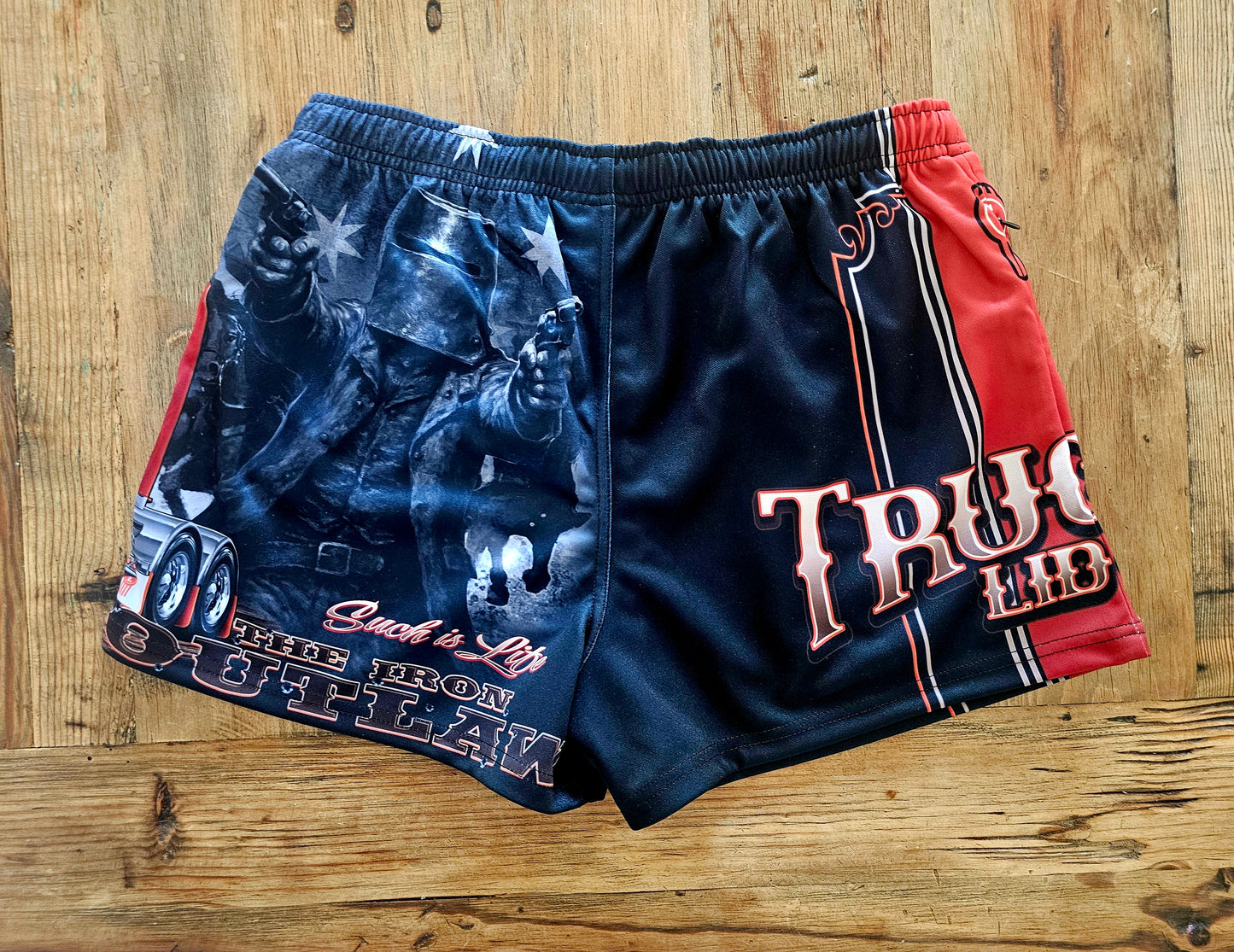 Iron Outlaw- Footy Shorts
