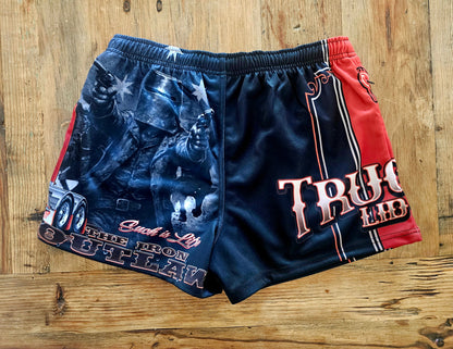 Iron Outlaw- Footy Shorts