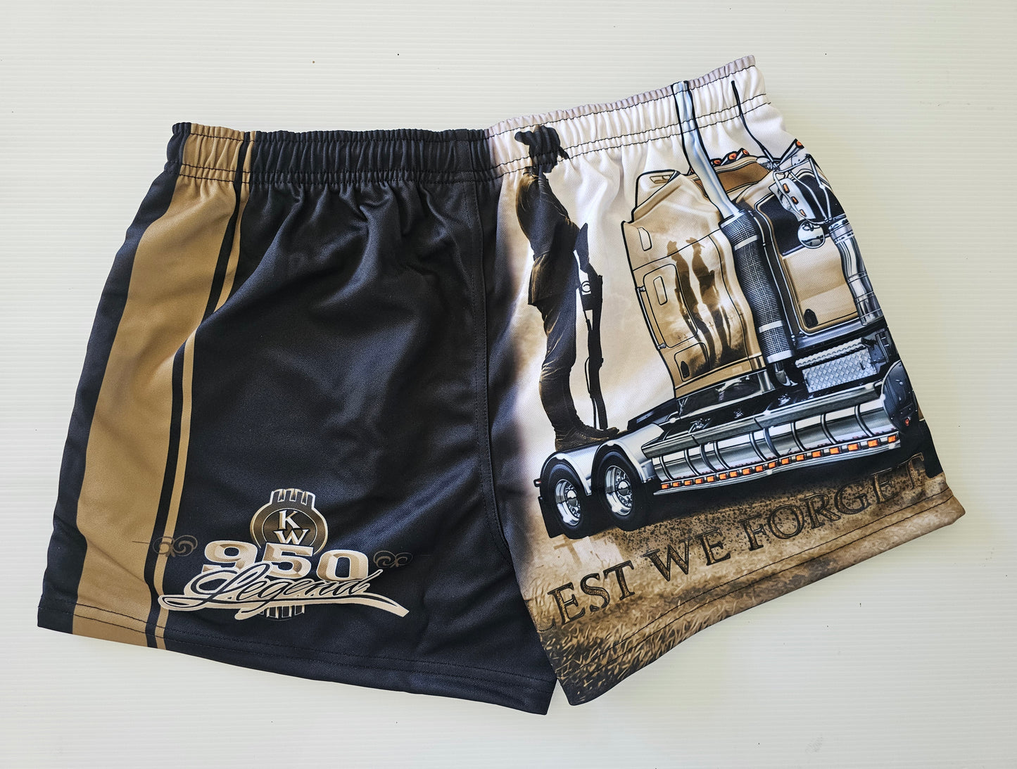 Lest We Forget- Footy Shorts