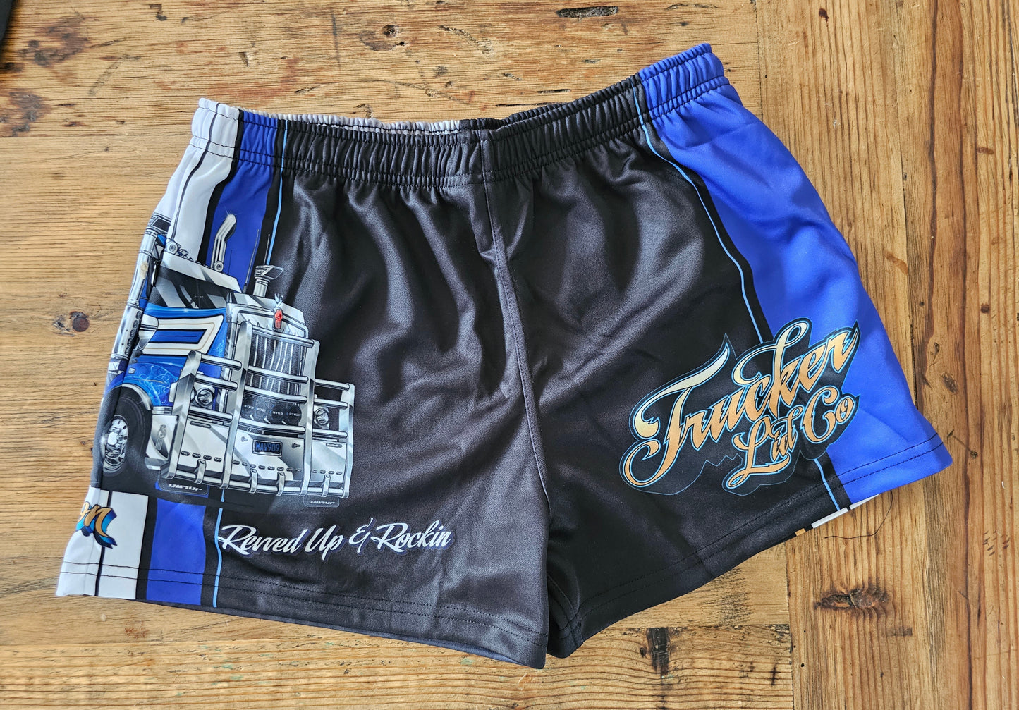 S&J MCMAHON X TRUCKER LID CO - FOOTY SHORTS