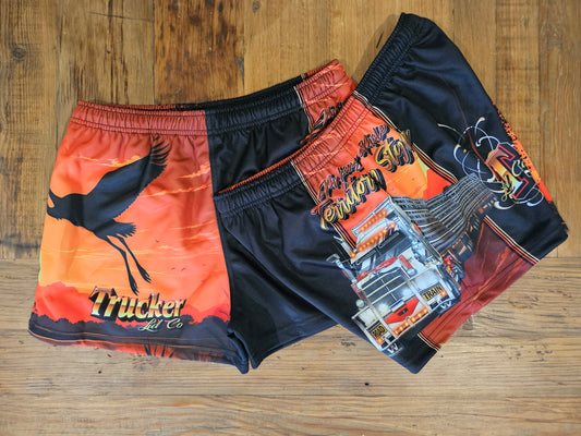 MAKING A MILE TERRITORY STYLE- FOOTY SHORTS