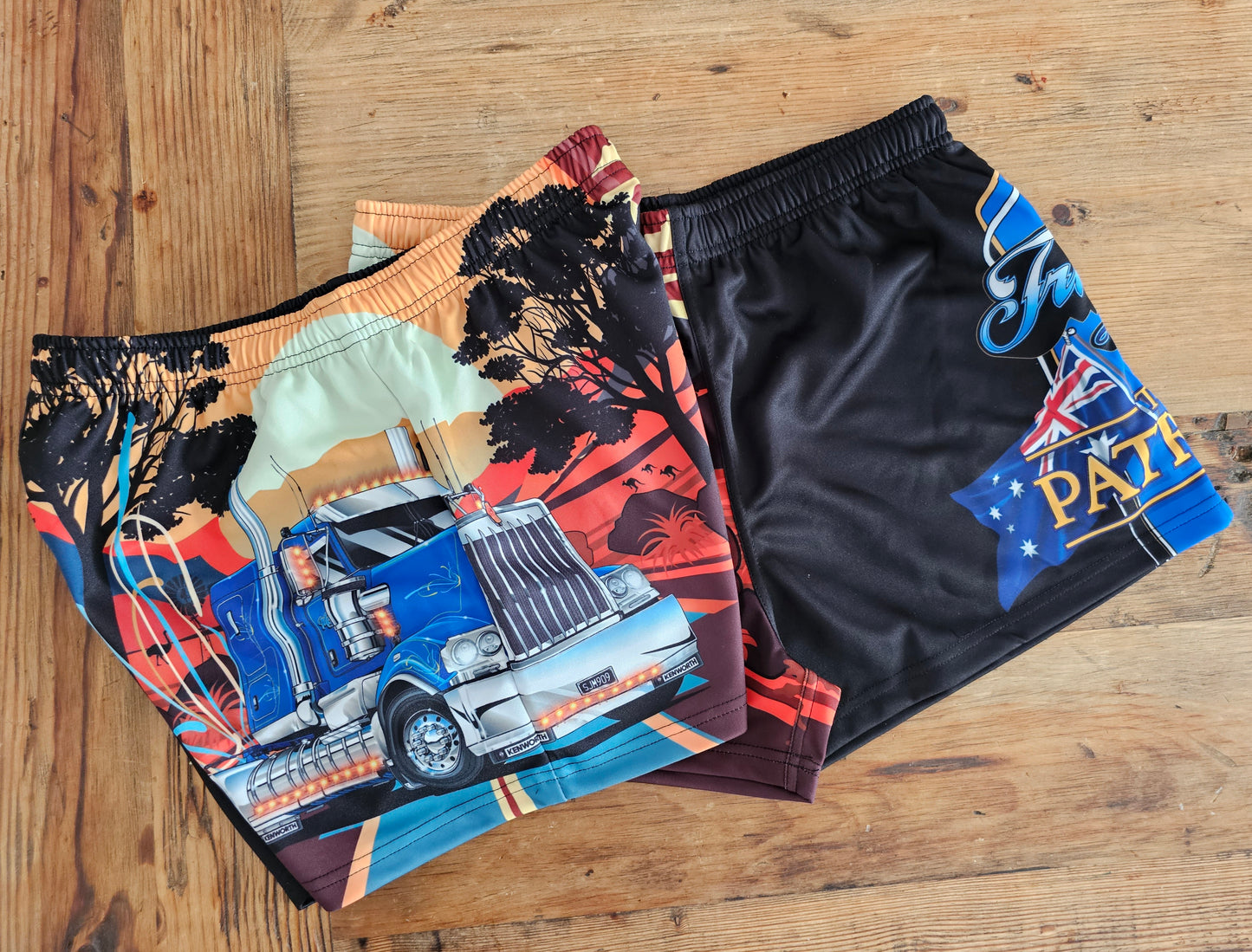 THE PATRIOT FOOTY SHORTS