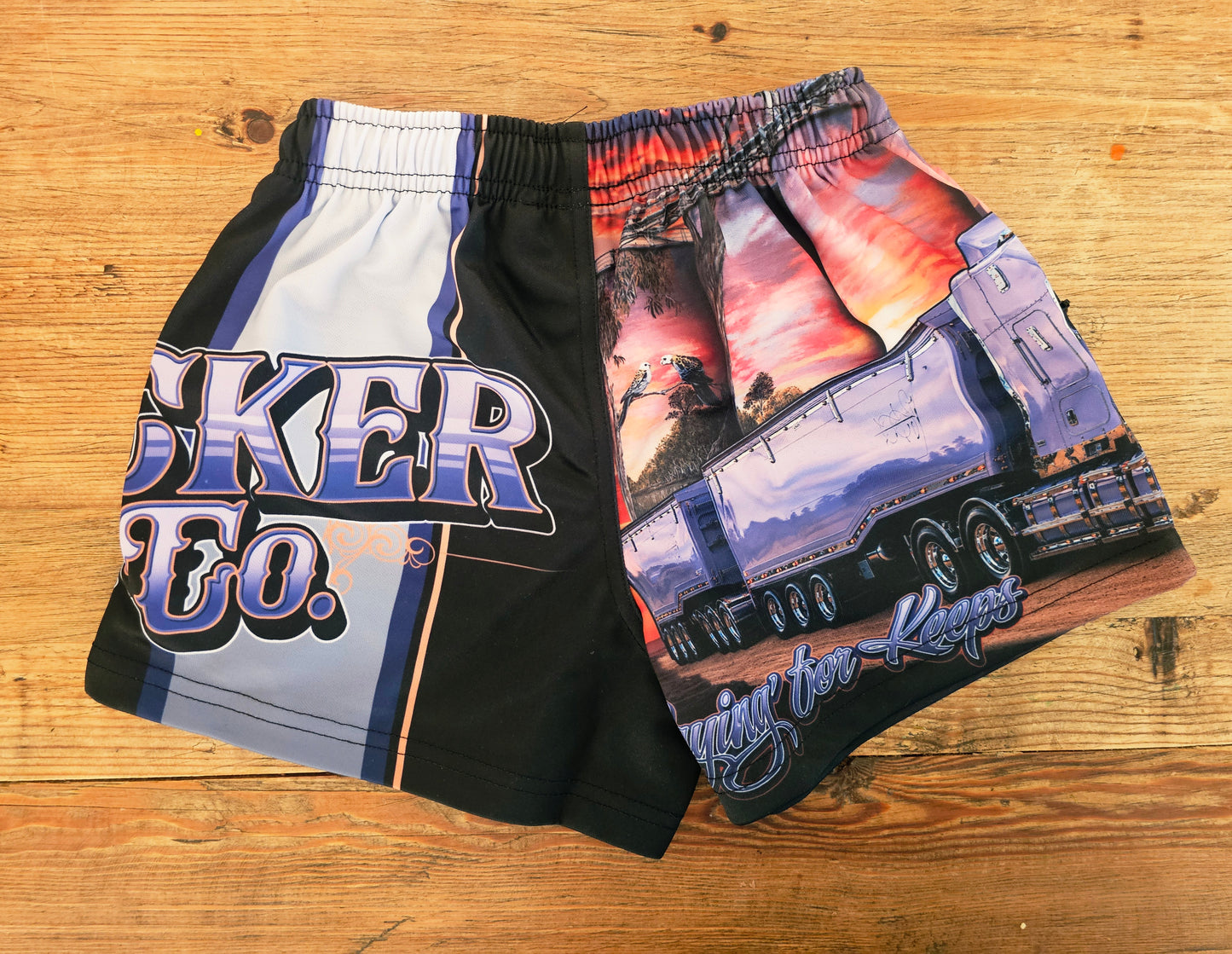 Playing For Keeps - KIDS Footy Shorts